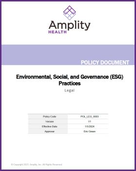 Amplity ESG Report